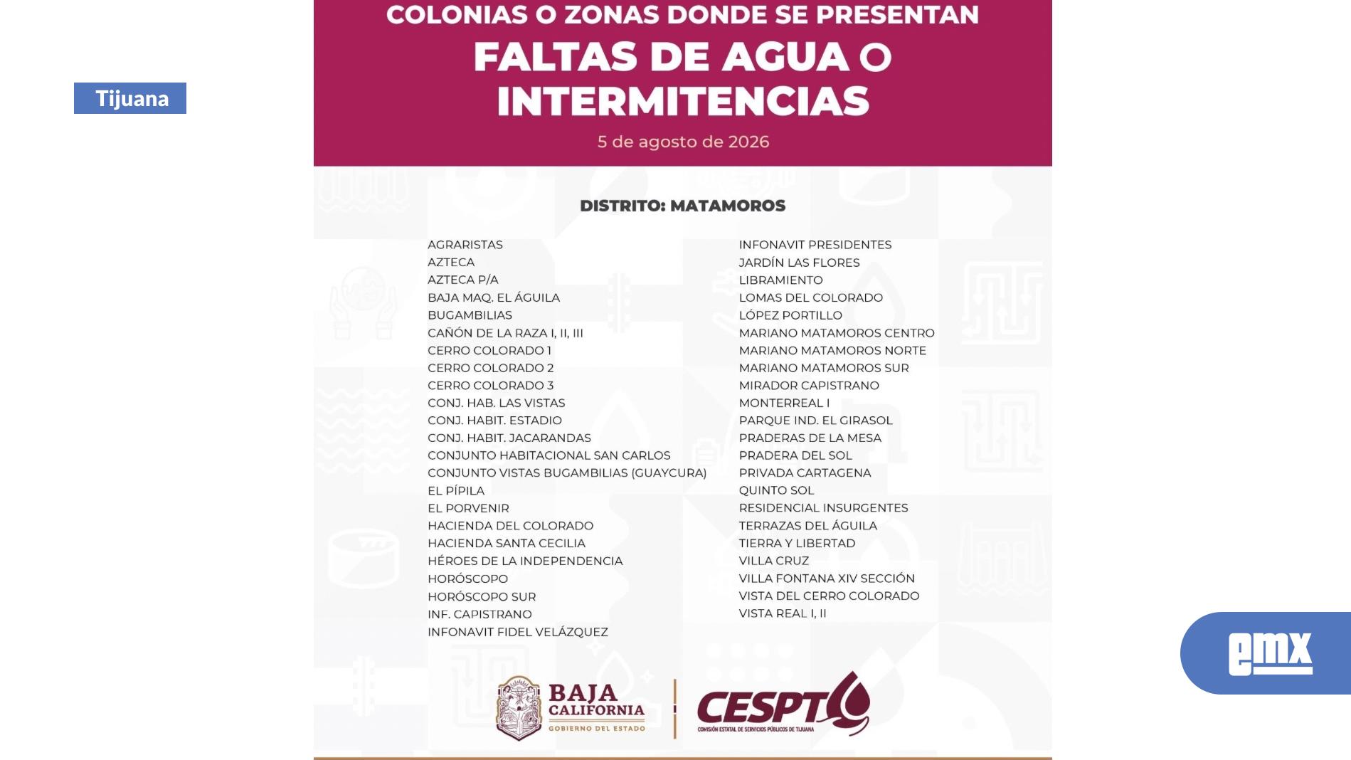 EMX-Falla-en-El-Carrizo-genera-intermitencias-o-falta-de-agua-en-147-colonias