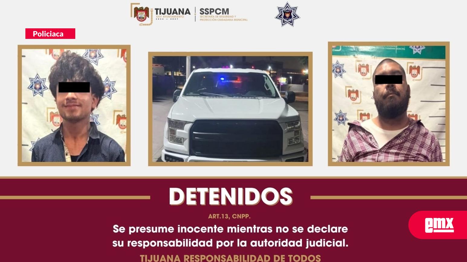 EMX-Persecución termina con dos detenidos tras agresión a policías en Tijuana