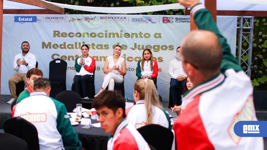 EMX-BC reconoce a 40 medallistas de Centroamericanos 2026