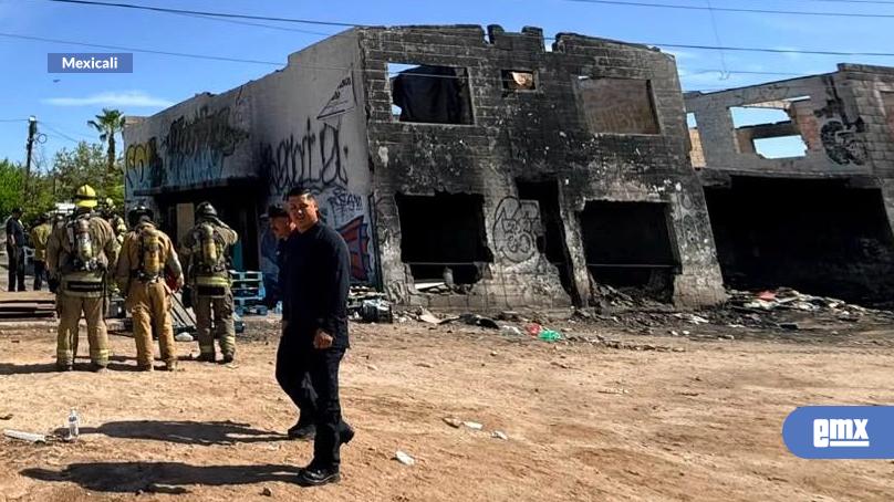 EMX-Realizan bomberos de Mexicali y California simulacro de incendio 
