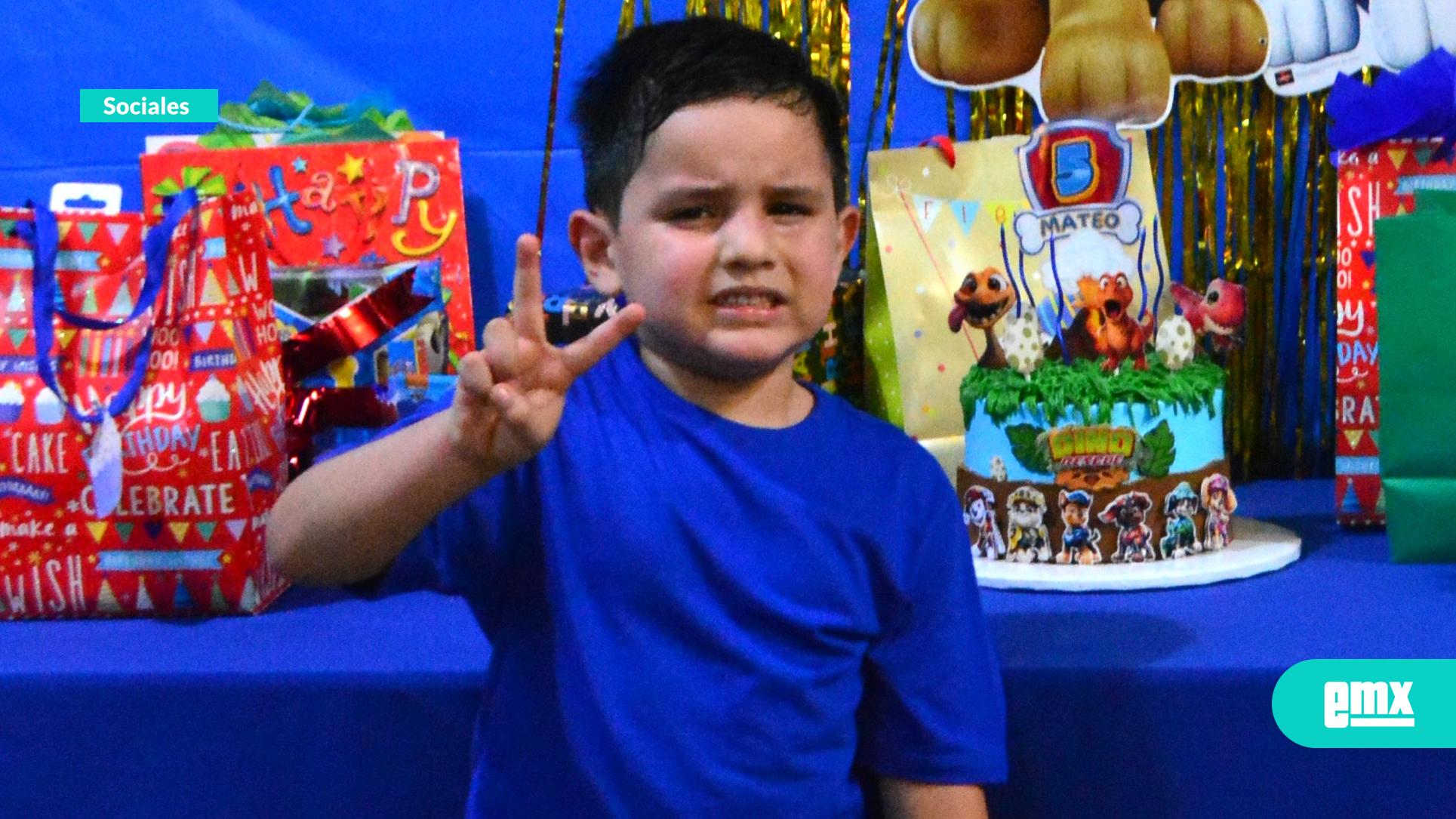 EMX-Gran festejo para Mateo en sus 5 años