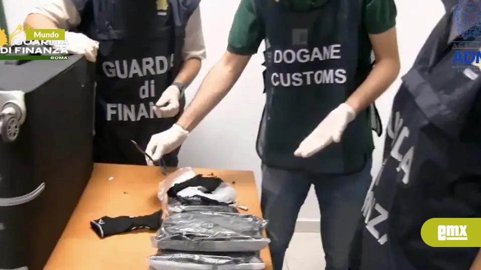 EMX-Detienen a dos mexicanos con 17 kilos de metanfetamina en Italia