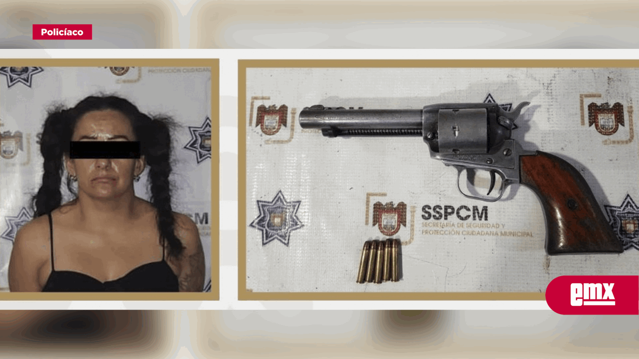 EMX-Arrestaron-a-una-mujer,-con-arma-de-fuego