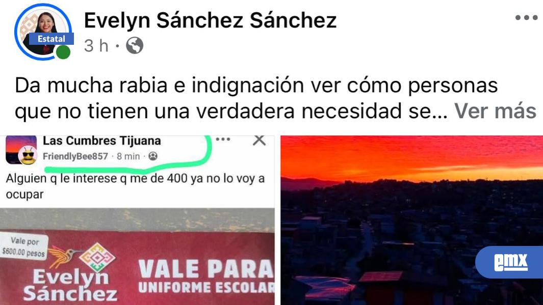 EMX-Diputada-Evelyn-Sánchez-condena-venta-ilegal-de-vales-sociales