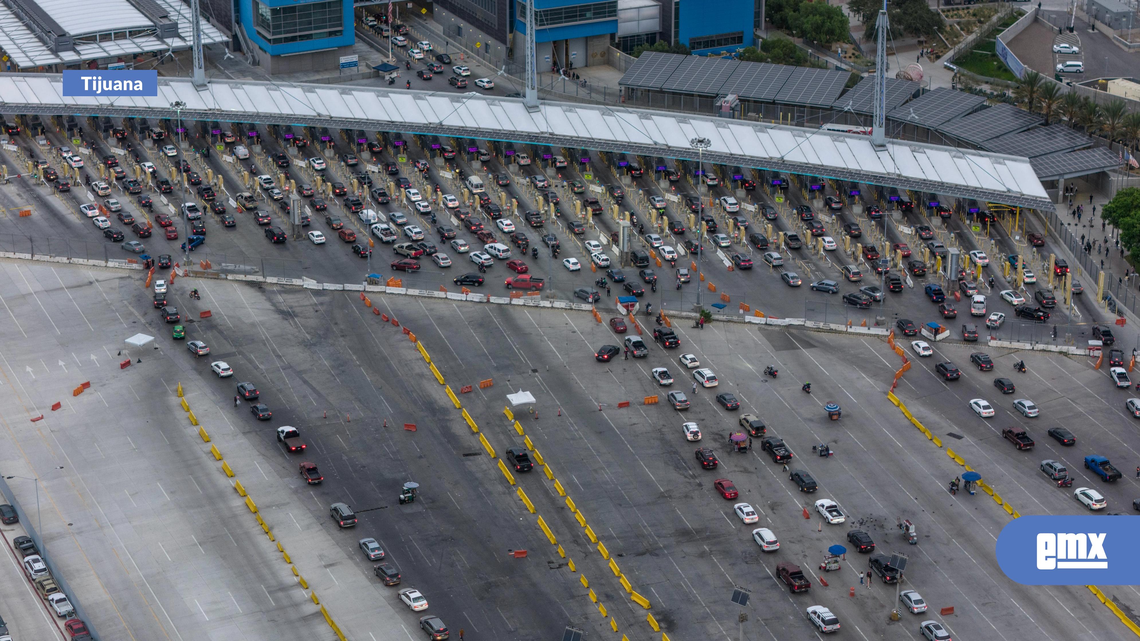 EMX-Así se encuentra el cruce vehicular en la garita de San Ysidro la mañana de este martes 1 de septiembre