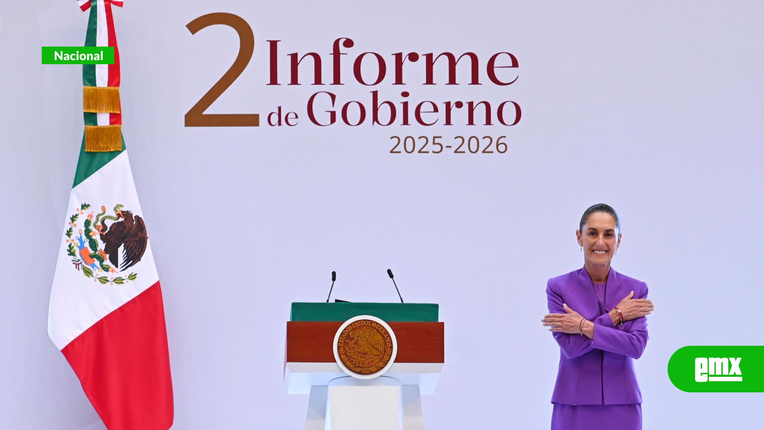 EMX-Sheinbaum destaca austeridad, recaudación y cercanía con el pueblo en segundo informe de Gobierno 
