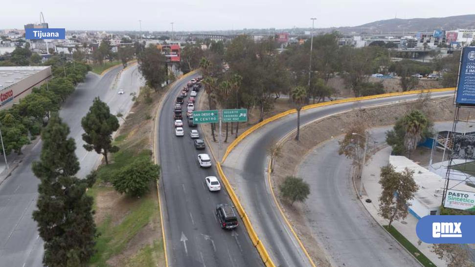 EMX-Así-se-encuentra-el-cruce-vehicular-en-la-garita-de-San-Ysidro