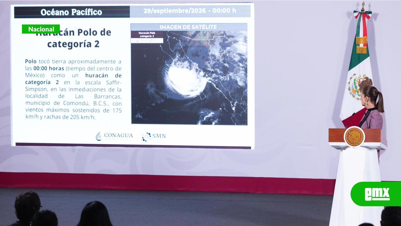 EMX-Reportan daños menores y saldo blanco en Baja California Sur después del paso de Polo 